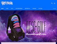 Tablet Screenshot of fossadiscgolf.com